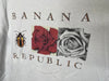 1980’s Banana Republic “Beetle and Flowers” - Large