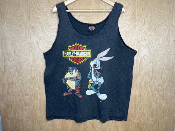 1993 Harley Davidson Looney Tunes “Bugs & Taz” Tank - XL