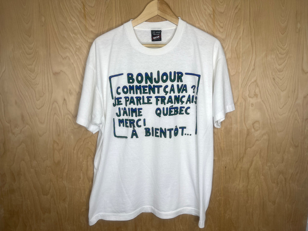1990’s Bonjour Quebec - XL