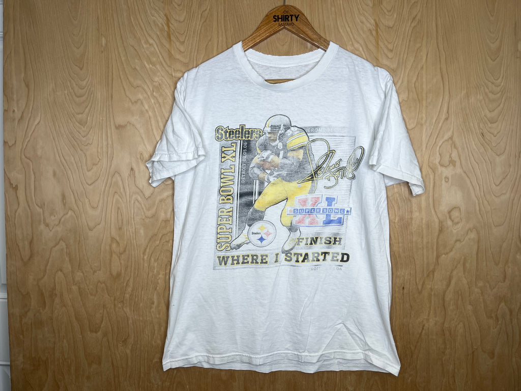 2006 Pittsburgh Steelers Super Bowl 40 “Jerome Bettis” - Medium
