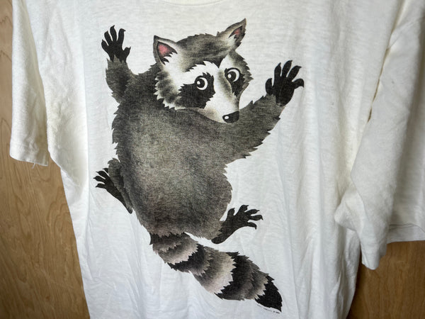 1988 Raccoon “Hanging Out” - Medium