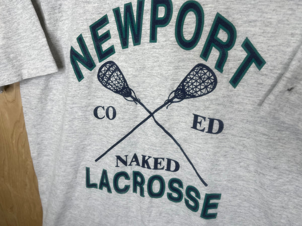 1990’s Coed Naked “Newport Lacrosse” - Large
