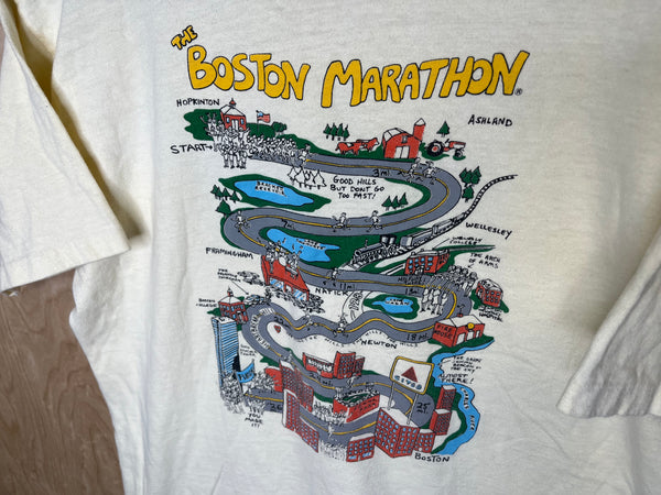 1990’s The Boston Marathon “Illustration” - Large