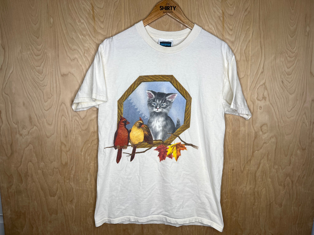 1990’s Cat and Birds - Medium