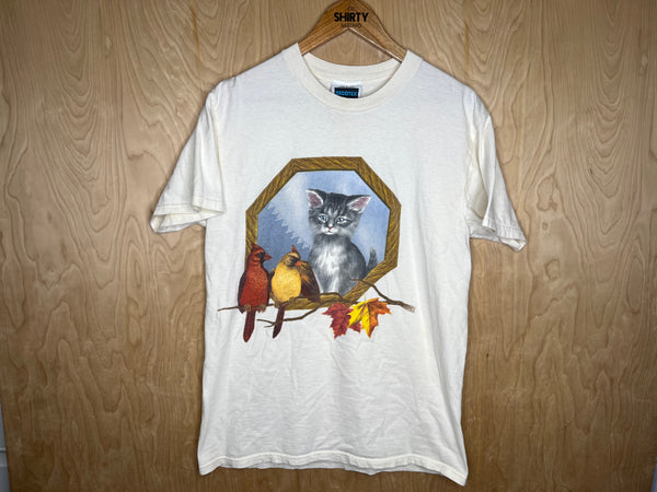 1990’s Cat and Birds - Medium