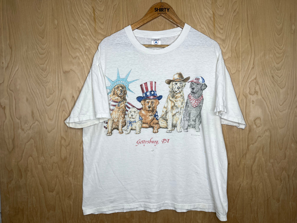 1990’s Dogs Heads and Tails “Gettysburg, PA” - XL