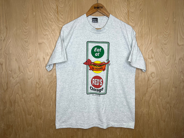 1990’s Red’s Hot Dogs “We Always Relish Your Buns” - Large