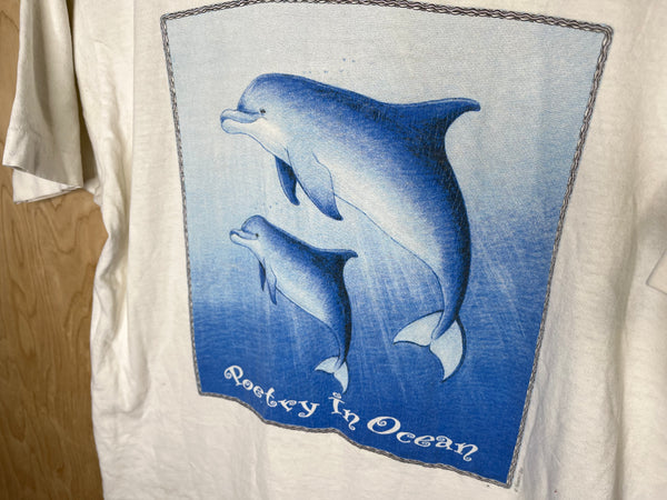 1990’s Human-I-Tees “Poetry in Ocean” - Large