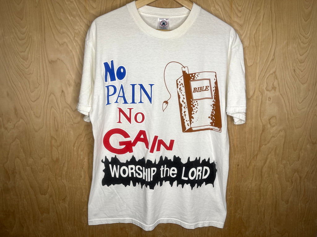 2000’s No Pain No Gain “Worship The Lord” - Large