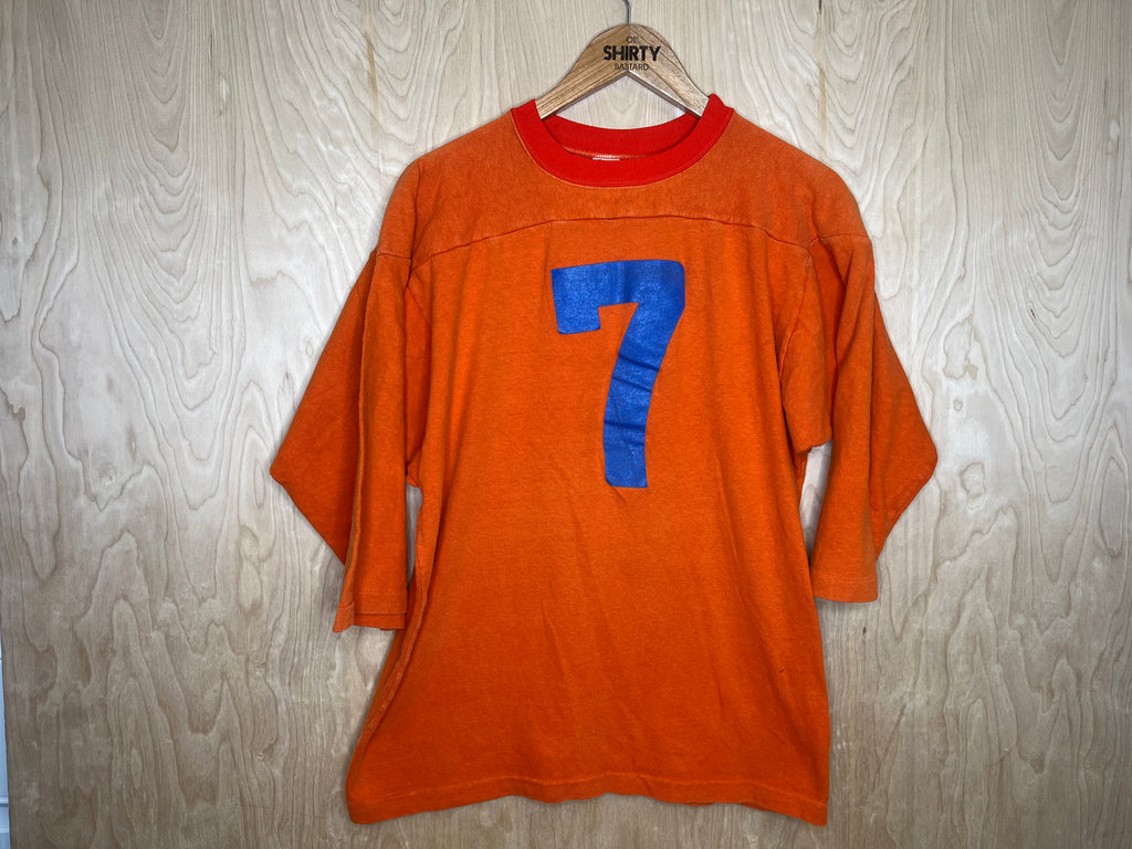 1980’s Champion “Orange, Number 7” - Large