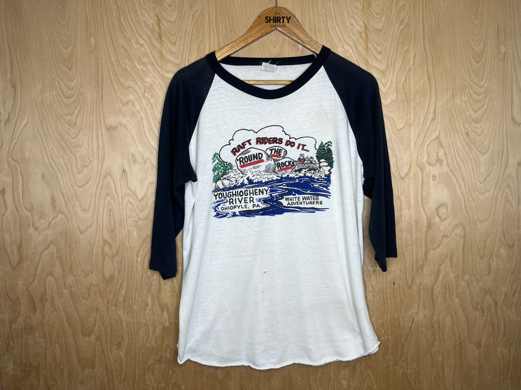 1980’s Youghiogheny River “Raft Riders Do It Round The Rocks” - XL