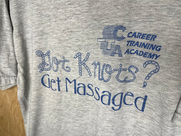 2000’s Career Training Academy “Got Knots? Get Massaged” - Large