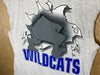 1990’s University of Kentucky Wildcats “Breakthrough” Chopped - Large