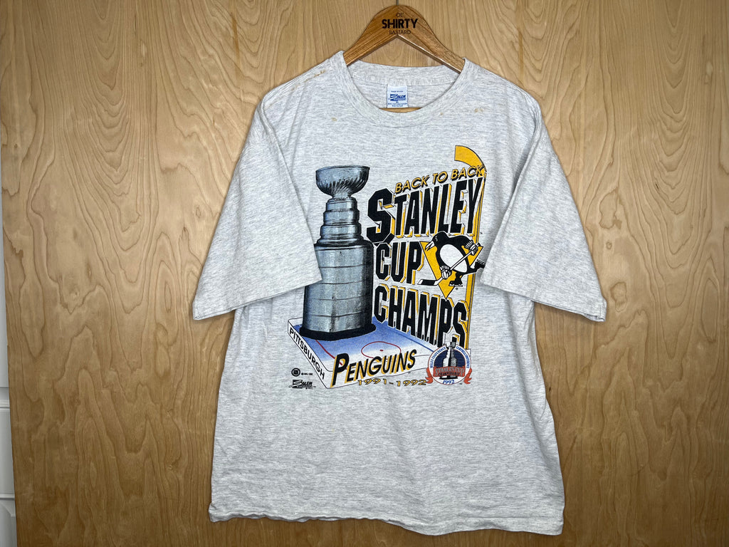 1992 Pittsburgh Penguins “Back To Back Stanley Cup Champs” - XL