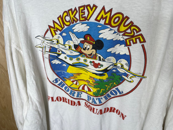 1990’s Mickey Mouse Shore Patrol “Florida Squadron” - XL