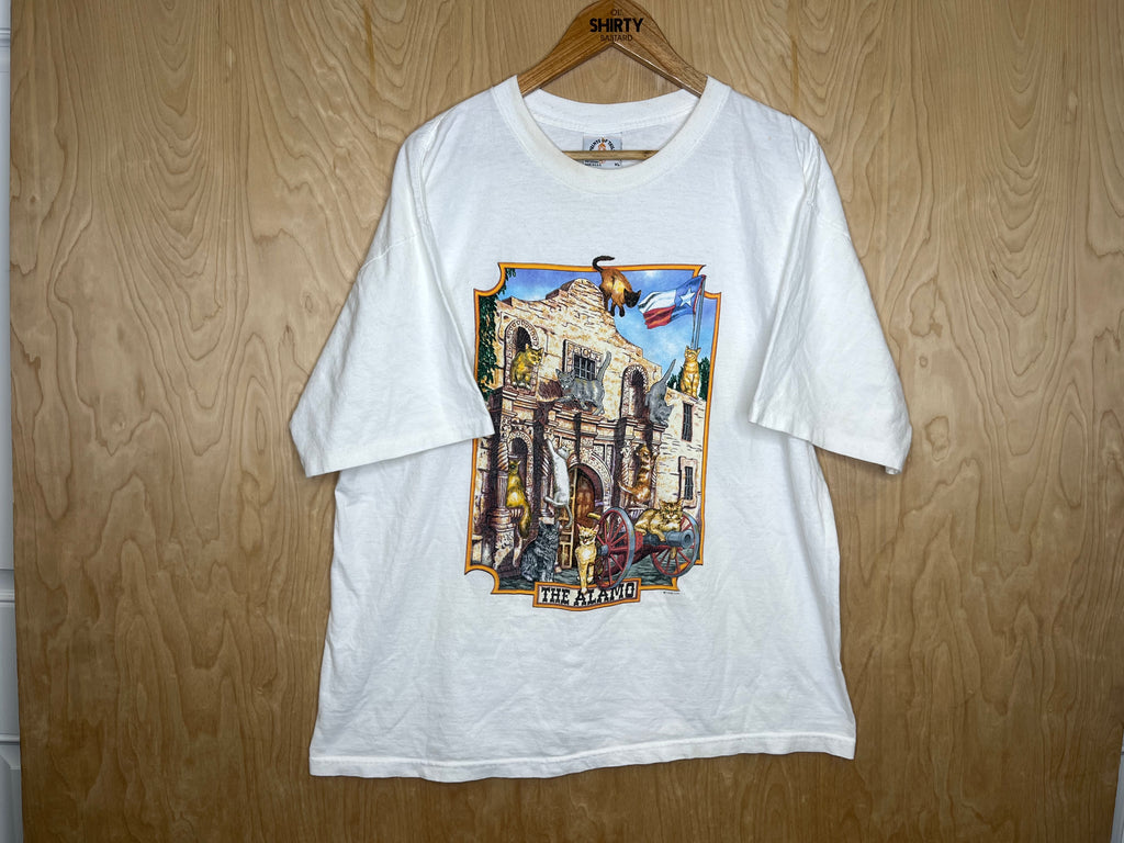 1990’s Prints of Tails “Cats at the Alamo” - XL
