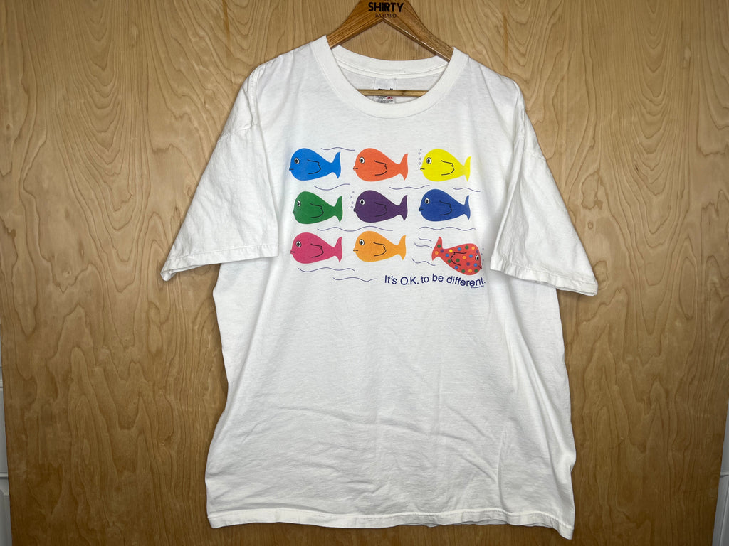 1990’s Human-I-Tees “It’s O.K. to be Different” - 2XL