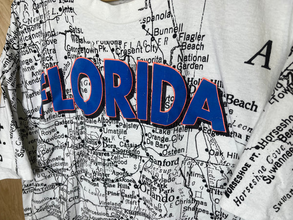 1990’s Florida “Map All Over” - XL