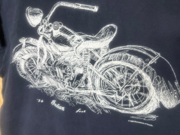 1985 Indian Motorcycles “436 Sketch” - Medium