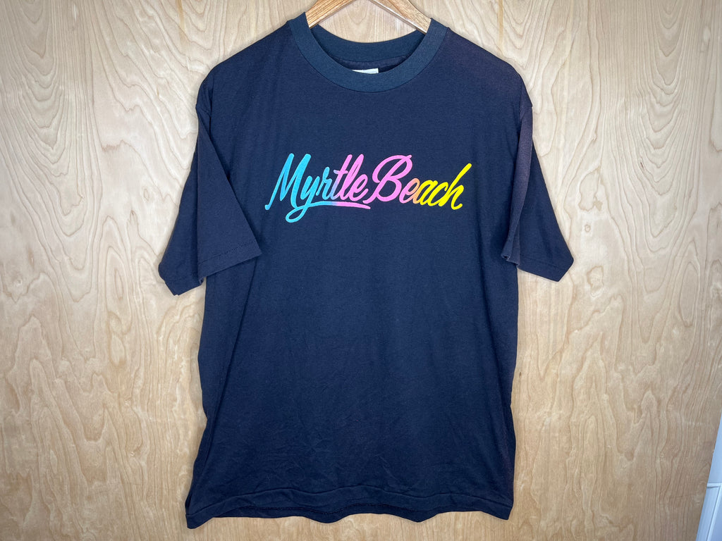 1980’s Myrtle Beach “Rainbow Script” - XL