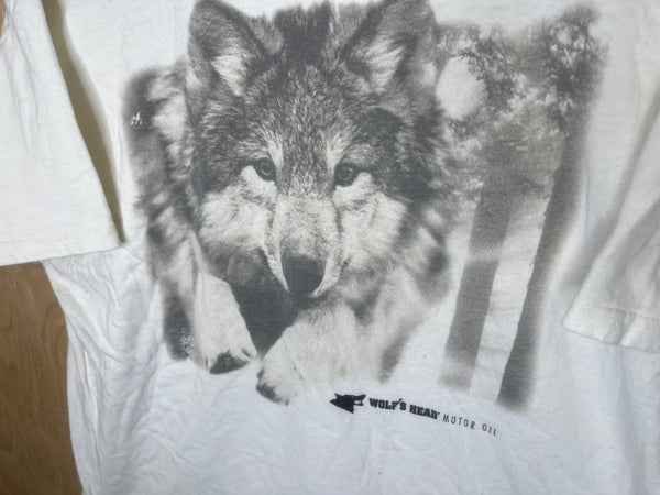 1990’s Wolf’s Head Motor Oil “Wolf” - XL