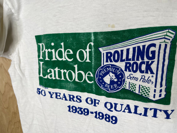 1989 Rolling Rock “50 Years of Quality” - Medium