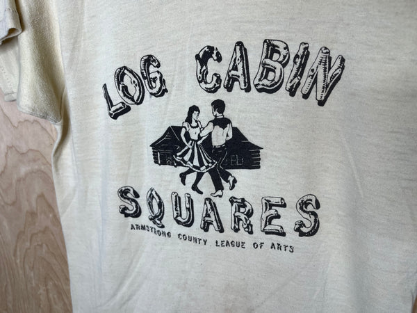 1980’s Log Cabin Squares “Armstrong County League of Arts” - Small