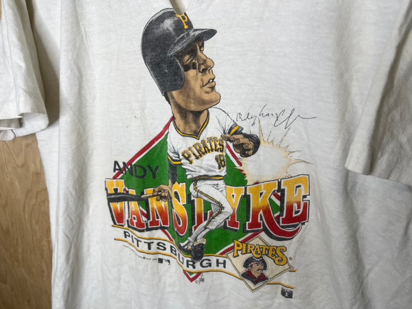 1988 Pittsburgh Pirates Andy Van Slyke “Caricature” - XL