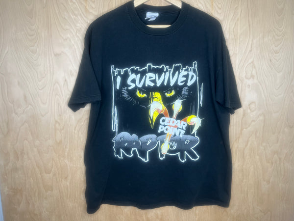 1990’s Cedar Point “I Survived The Raptor” - XL