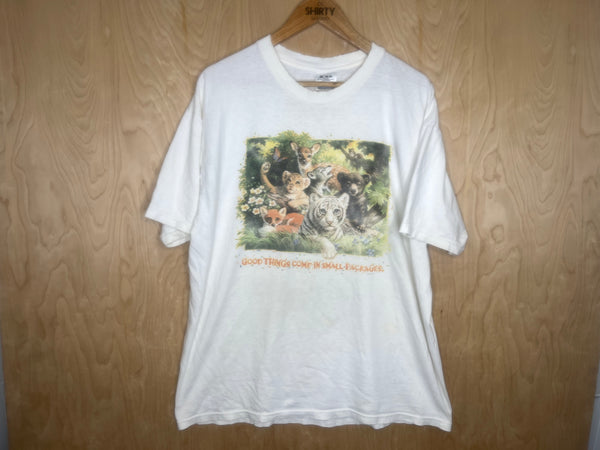 1990’s Human-I-Tees “Good Things Come In Small Packages” - XL