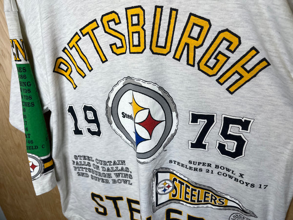 1991 Pittsburgh Steelers “Long Gone 1975 World Champions” - XL