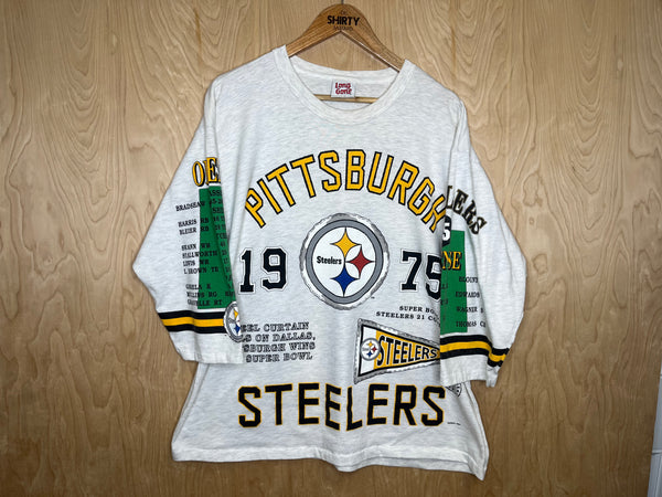 1991 Pittsburgh Steelers “Long Gone 1975 World Champions” - XL