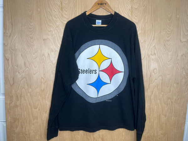 1993 NFL Pittsburgh Steelers “Big Logo Long Sleeve” - Large