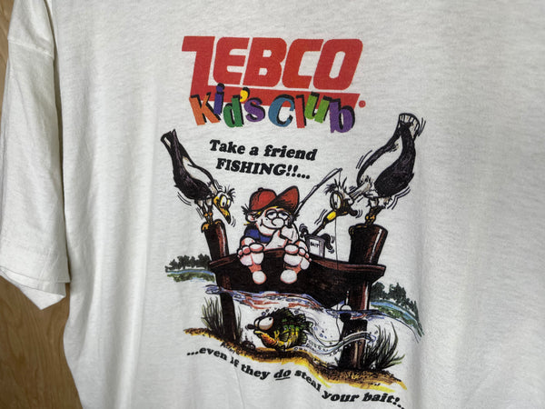 1990’s Zebco Fishing Kids Club “Take A Friend Fishing” - XL
