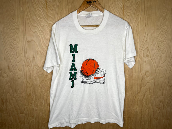 1980’s Nike “Miami Hurricanes Basketball” - Large