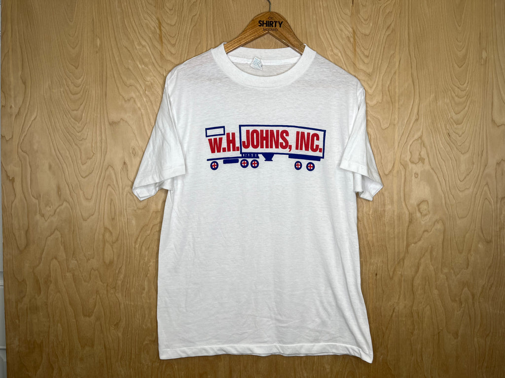 1980’s W.H. Johns, Inc. “Truck Logo” - XL