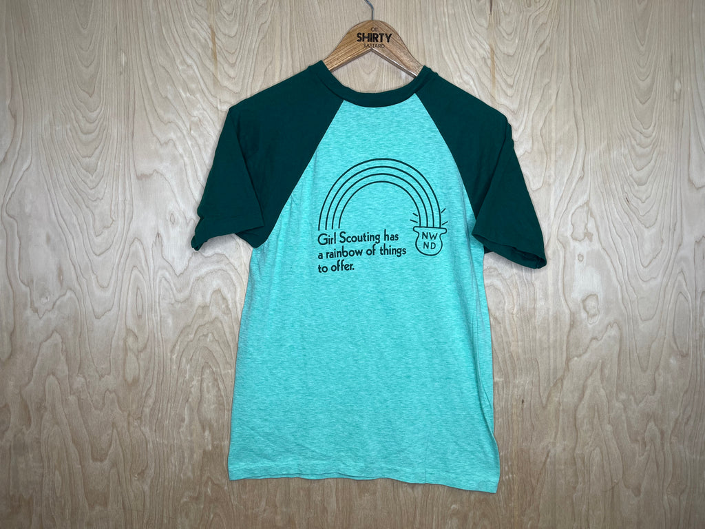 1980’s Girl Scouts “Girl Scouting has a rainbow of things to offer” - Small