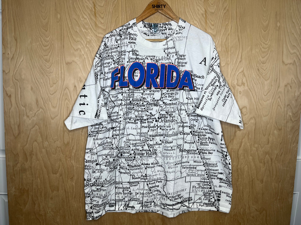 1990’s Florida “Map All Over” - XL