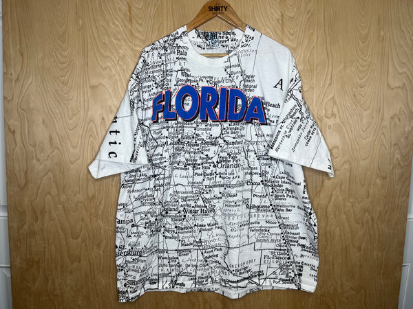 1990’s Florida “Map All Over” - XL