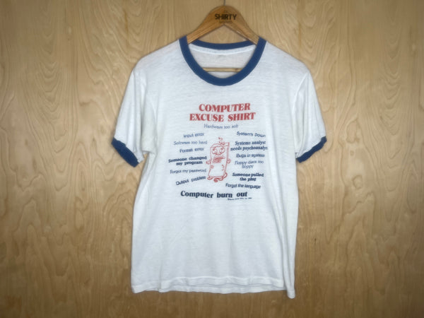 1982 Computer Excuse Shirt - Large