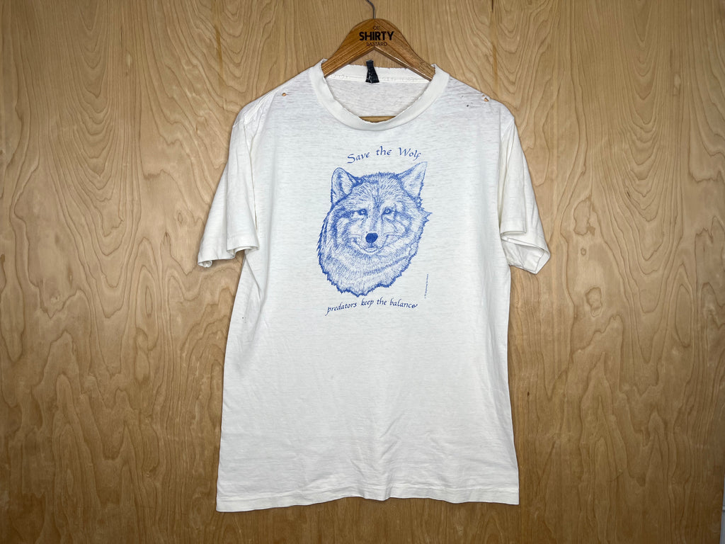 1980’s Save The Wolf “Predators Keep The Balance” - Medium