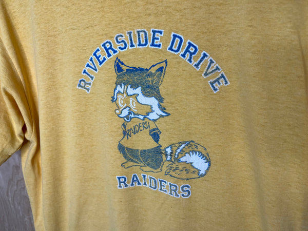1980’s Riverside Drive Raiders “Raccoon” - Large