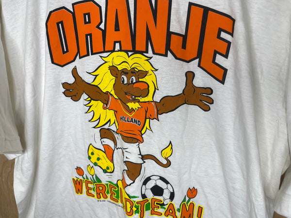 1990’s Netherlands Soccer “Oranje Wereld Team” - XL