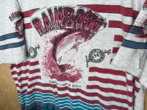 1990’s Rainbow Trout “Fishing” - XL