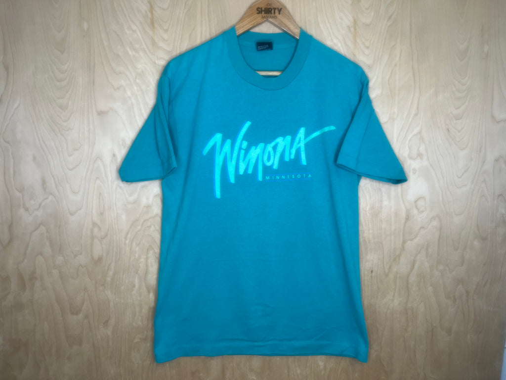 1990’s Winona, Minnesota “Text” - Large