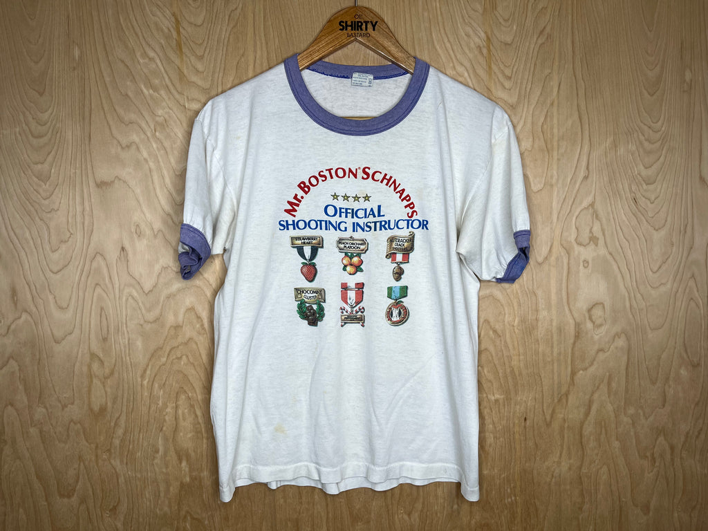 1980’s Mr. Boston Schnapps “Official Shooting Instructor” - Large