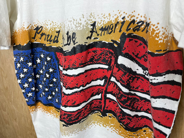 1990’s Proud To Be An American “Wrap Around” - Large