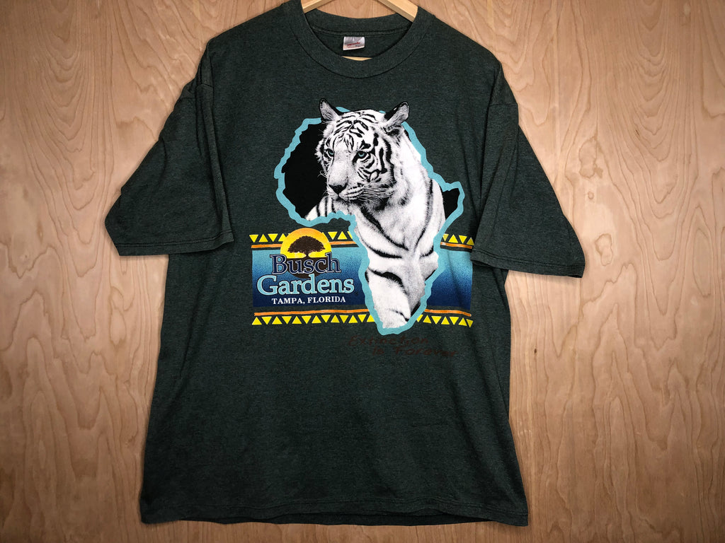 1990's Busch Gardens Tampa Florida "Extinction is Forever" - XL