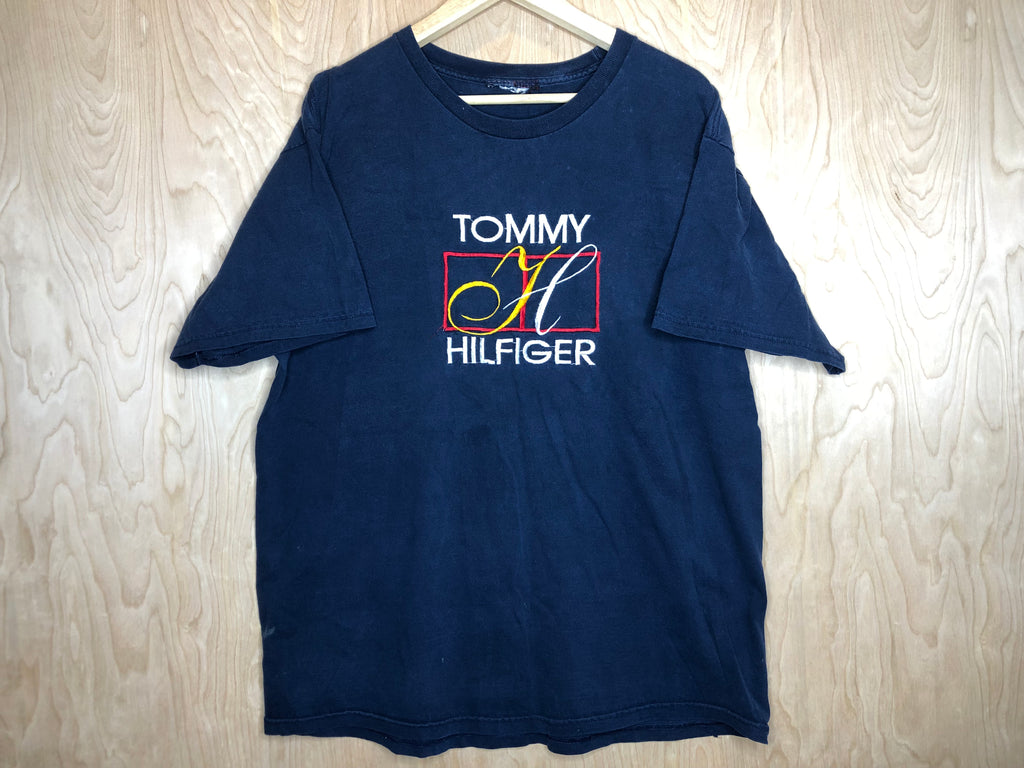1990's Tommy Hilfiger Sewn Logo Bootleg