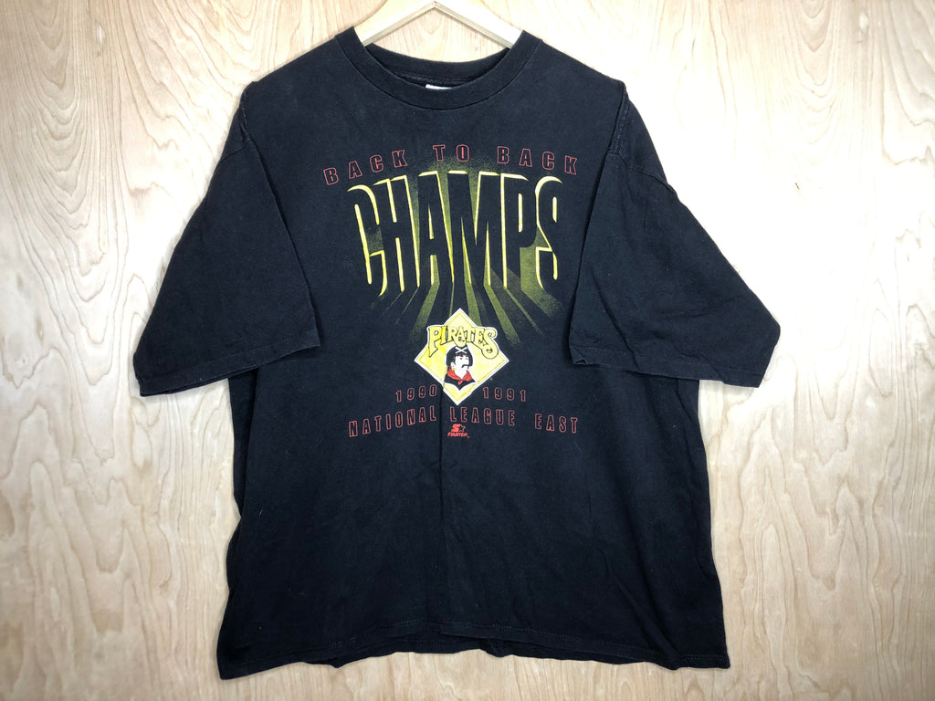 1991 Pittsburgh Pirates "Back To Back" National League East Champions by Starter - XL